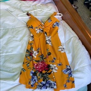 short floral sun dress